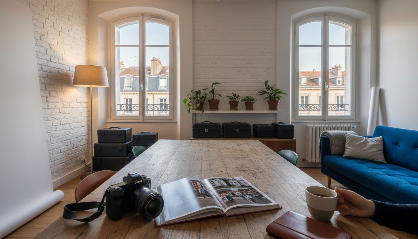 Sfeerbeeld van het werk van Luna Créative Studios in avondlicht